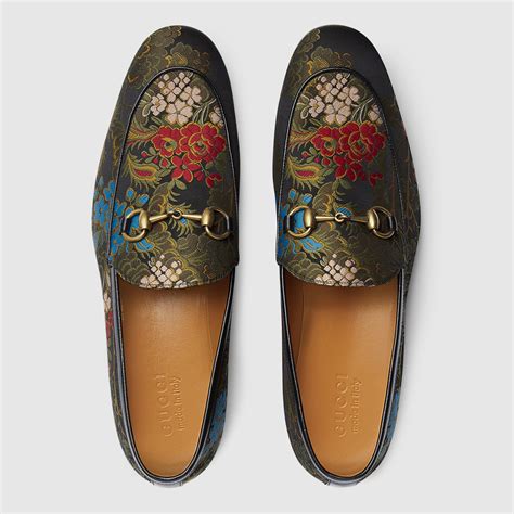 gucci jordaan floral jacquard loafer size 11.5|gucci loafers for sale.